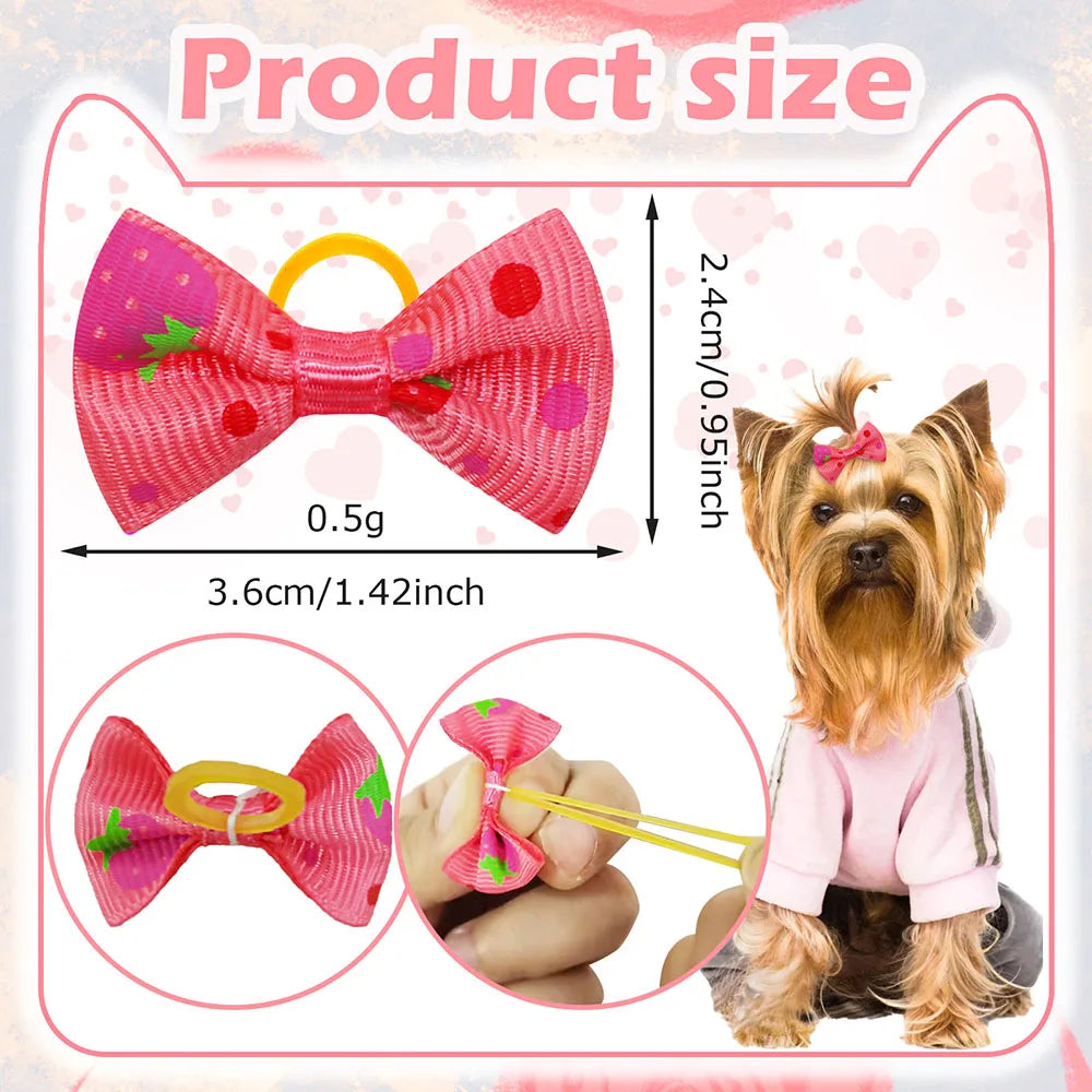 Dog Hair Bows (30-Pack)