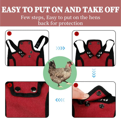 Chicken Saddle Hen Apron (Feather Protector)