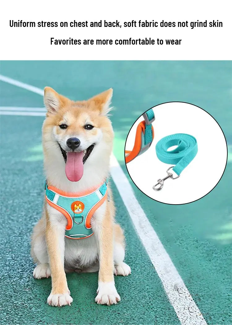 No-Pull Reflective Dog Harness