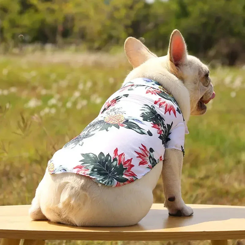 Hawaiian Dog Beach Shirt