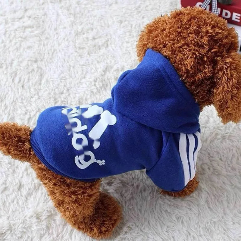 Pet Sports Clothing Spring Autumn Dog Hoodies for Small Medium Dogs, Chihuahua Yorkies Sweatshirt Clothes Puppy Hooded Pullover