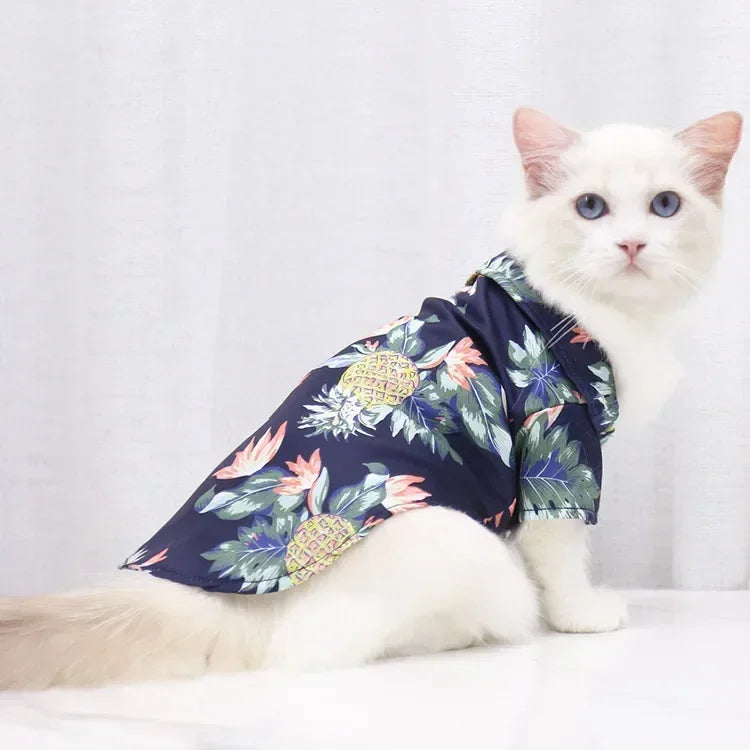 Hawaiian Dog Beach Shirt