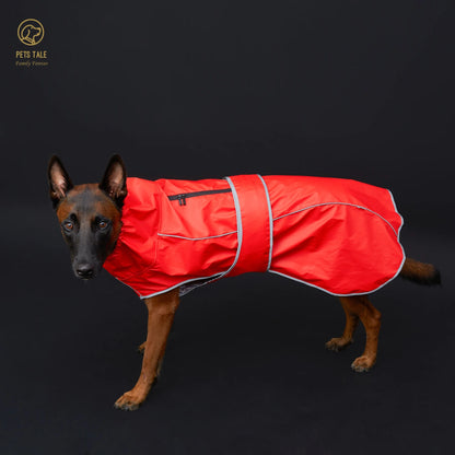Hooded Reflective Dog Raincoat