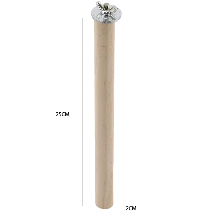 Natural Wood Bird Perch Stick