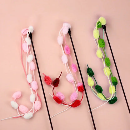 Tassel & Bell Cat Teaser Wand