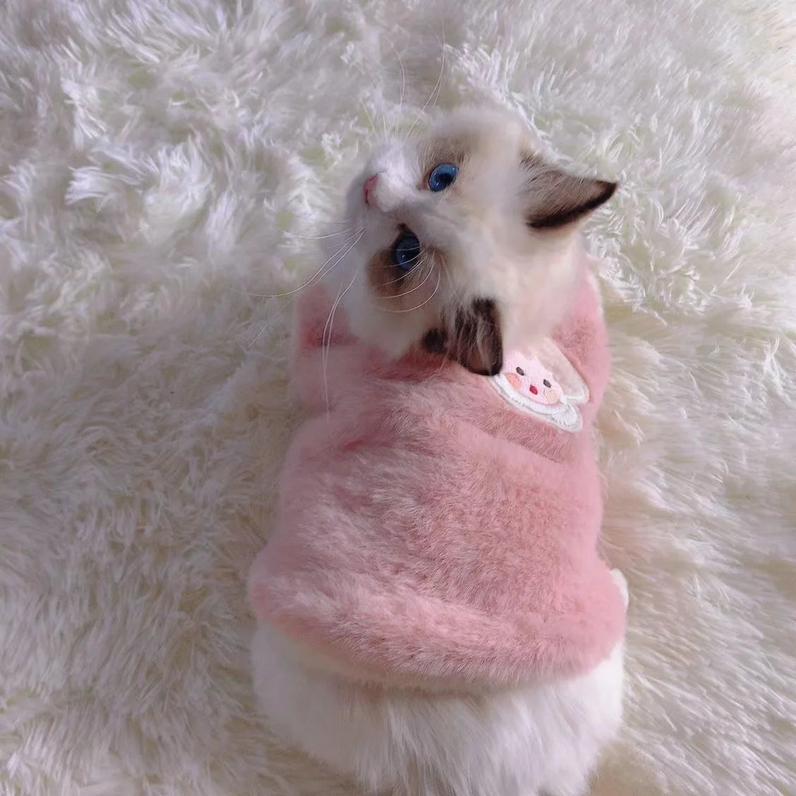 Faux Fur Plush Pet Vest