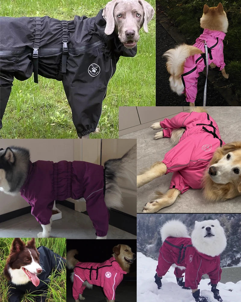 Reflective Dog Raincoat