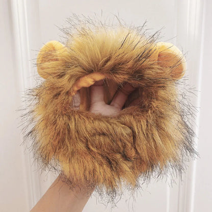 Lion Mane Costume Hat for Cats & Dogs