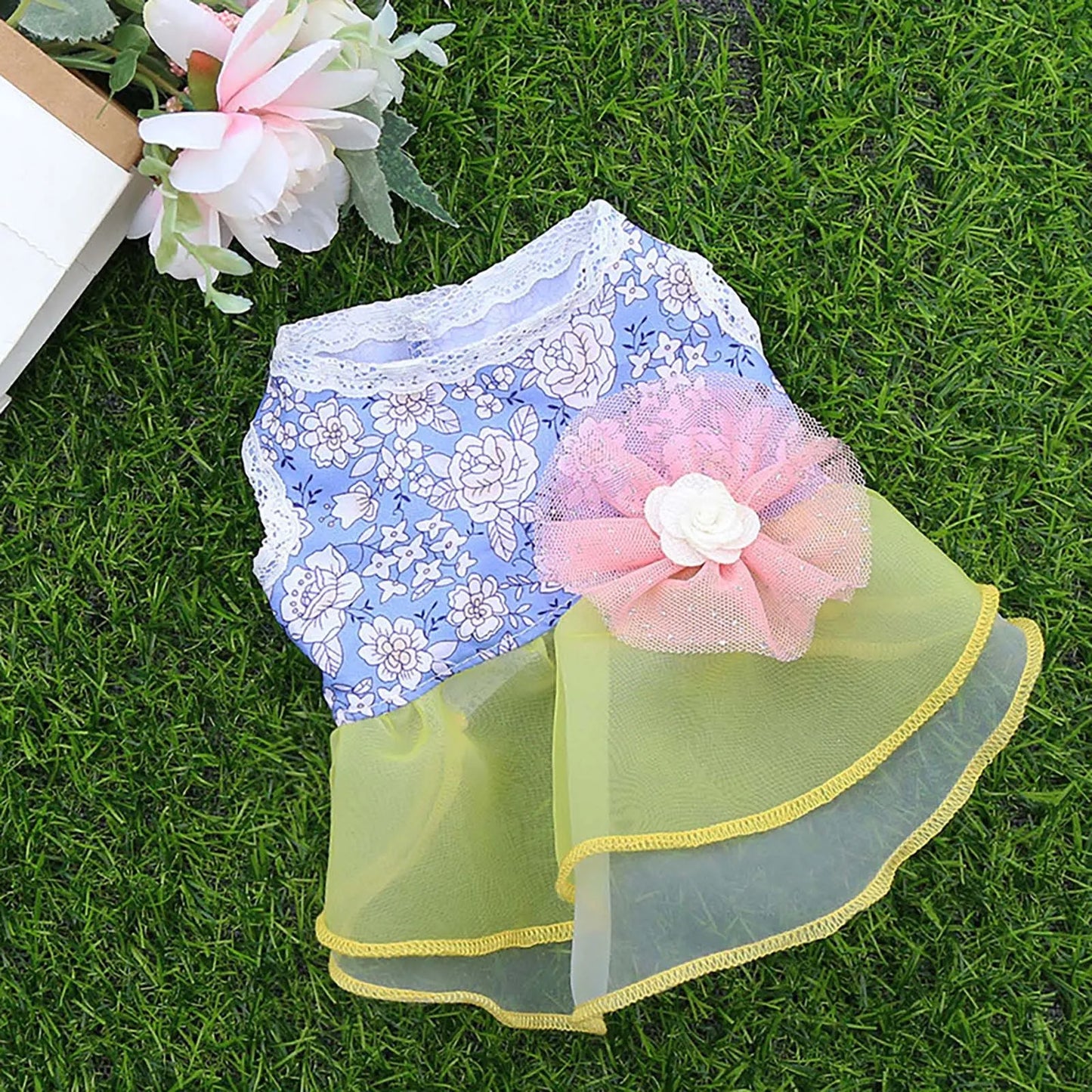 Rose Summer Dog Dress