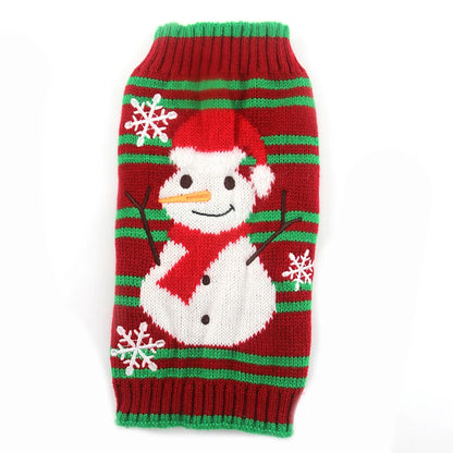 Christmas Deer Knit Dog Sweater