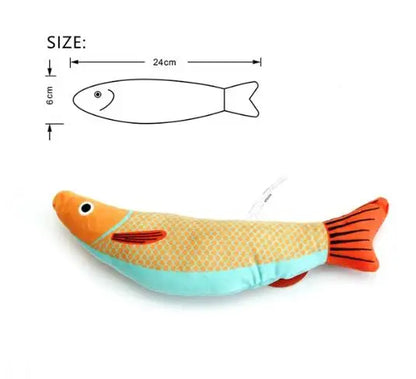 Catnip Fish Chew Toy