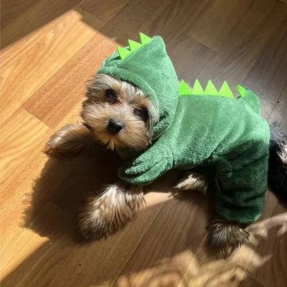 Coral Fleece Dog Costume