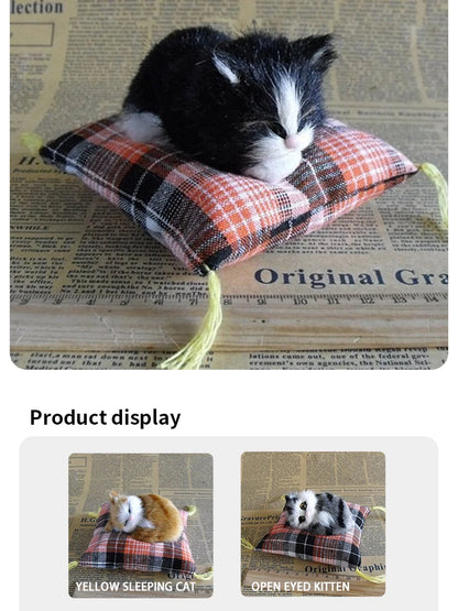 Plush Simulation Cat Cushion