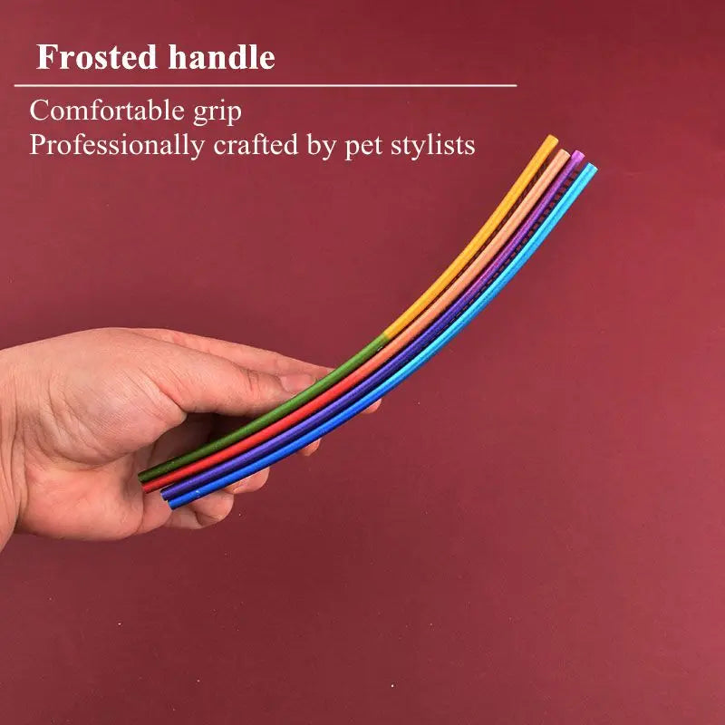 Curved Stainless Steel Pet Comb