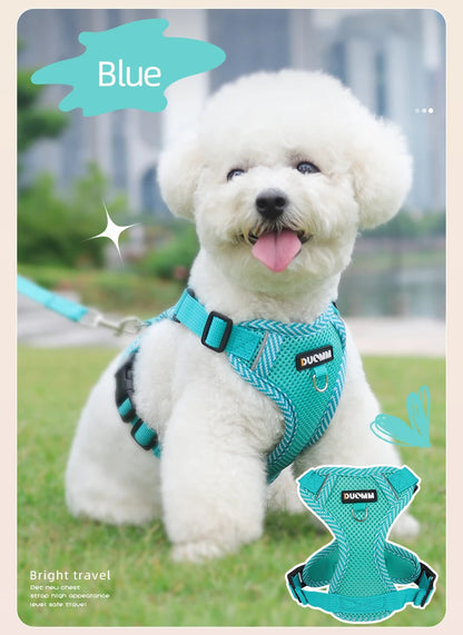 Reflective Mesh Cat Harness & Leash Set