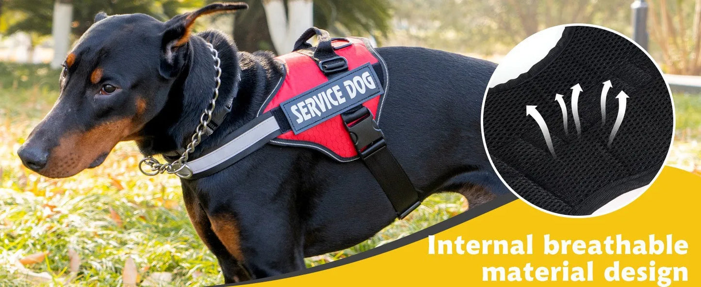 Chest-Strap Dog Vest Harness