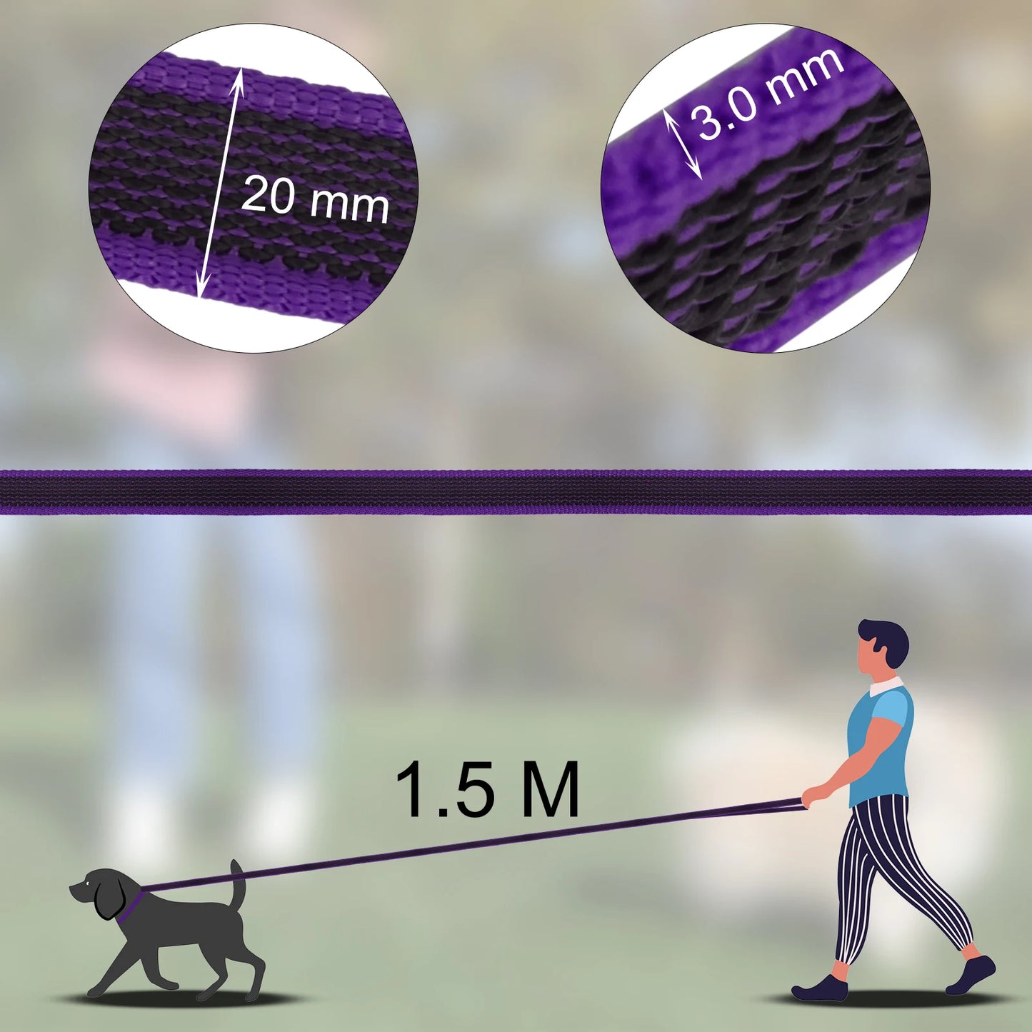 Long Training Dog Leash