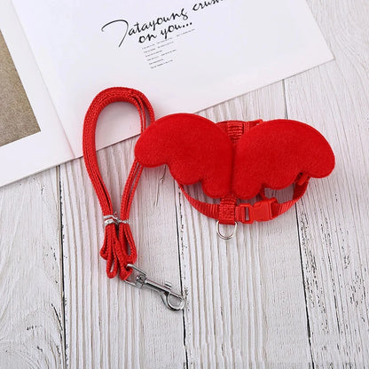 Angel Wing Cat & Puppy Harness Leash