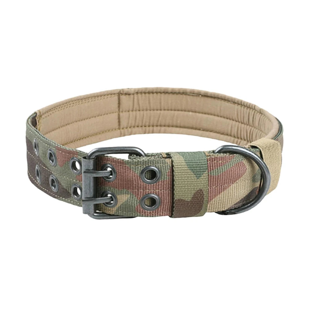 Military-Style Adjustable Dog Collar