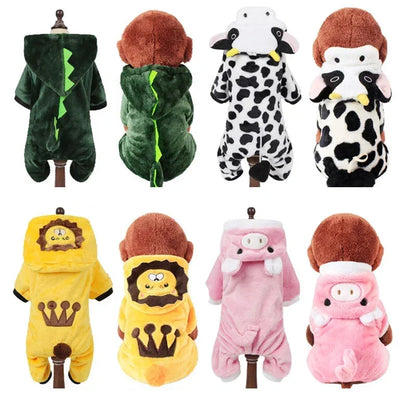Cartoon Animal Pet Jumpsuit Pajama