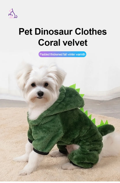 Dinosaur Hoodie Pet Costume