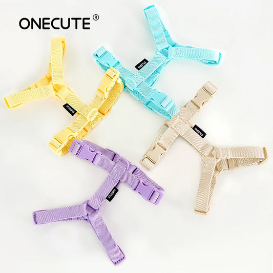 Macaron Dog Harness, Collar & Leash Set