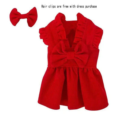 Christmas Princess Dog Dress