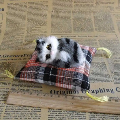 Plush Simulation Cat Cushion