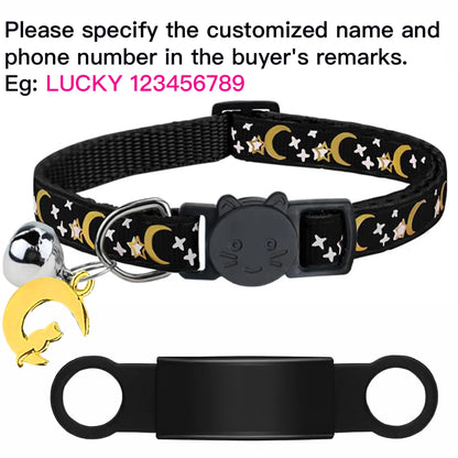 Personalised Glow Cat Collar with ID