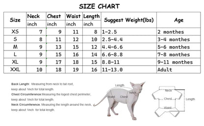 Sphynx Cat Cooling Vest