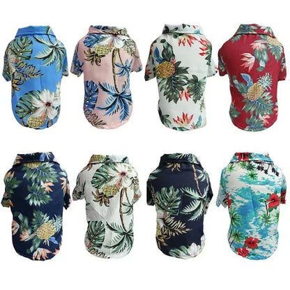 Hawaiian Dog Beach Shirt