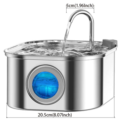 Stainless Steel Pet Water Fountain