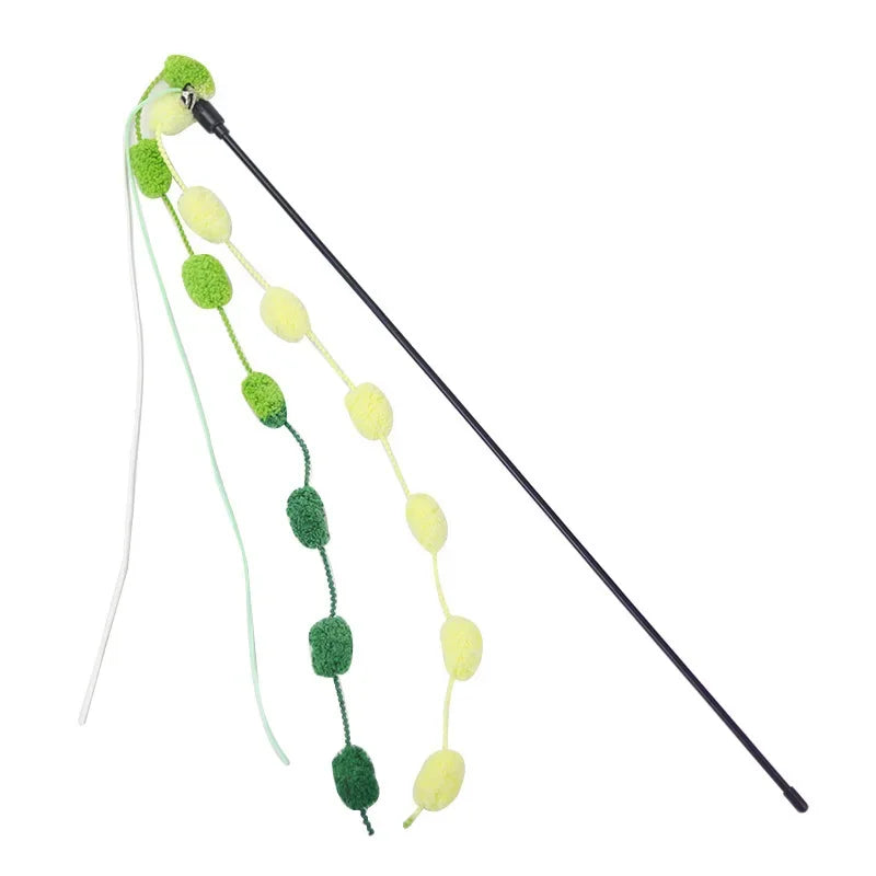 Tassel & Bell Cat Teaser Wand
