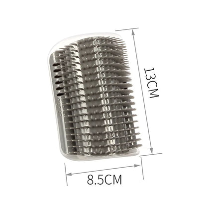 Wall-Corner Cat Massage Brush