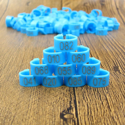 Bird Leg Bands (100pc, 8mm)