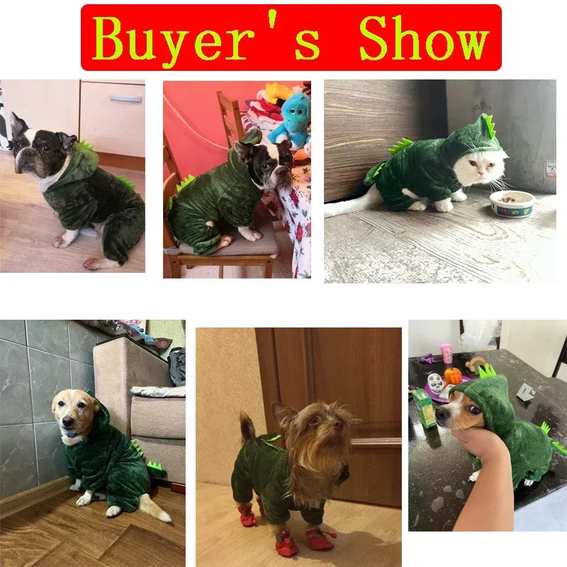 Coral Fleece Dog Costume
