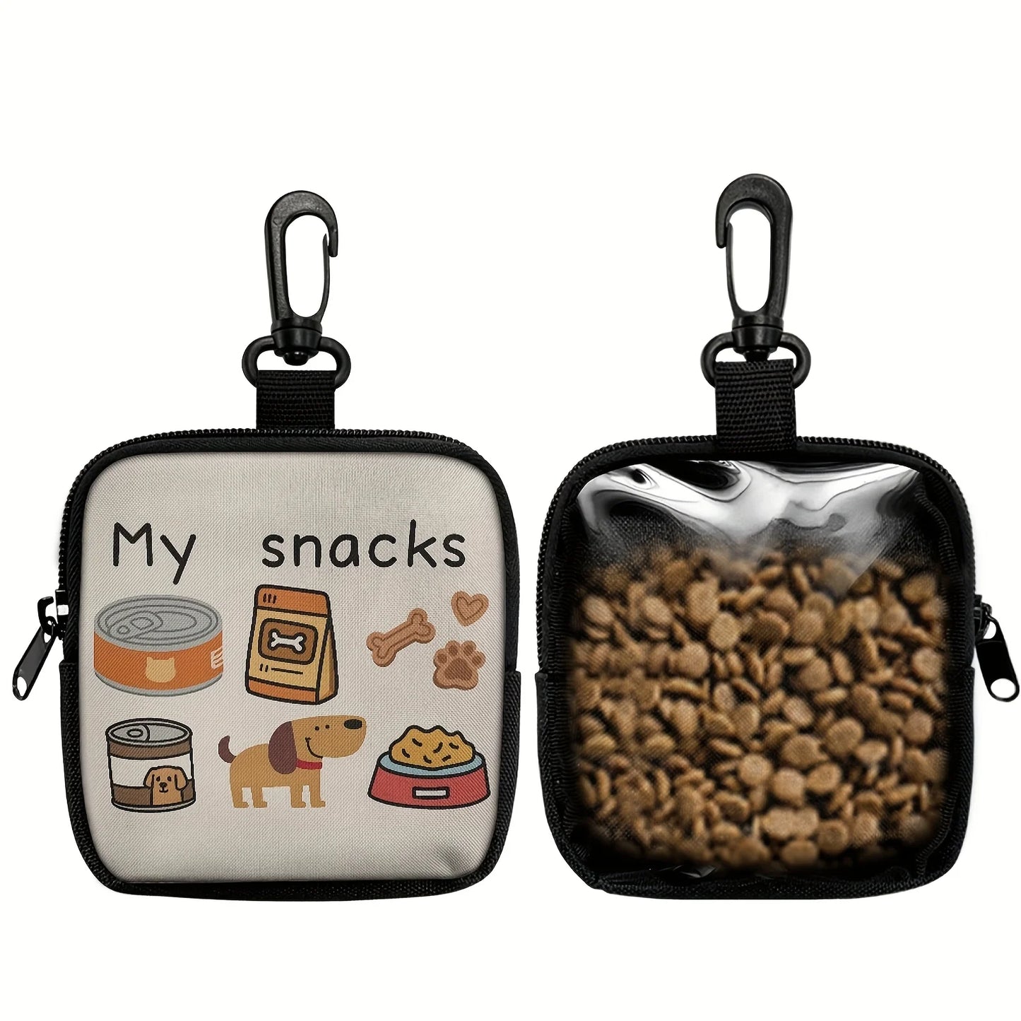 Dog Treat Bag with Clip