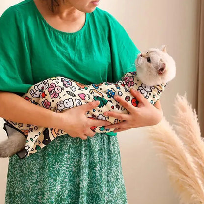 Cat Grooming Swaddle Wrap