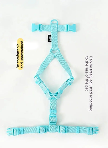 Macaron Dog Harness, Collar & Leash Set