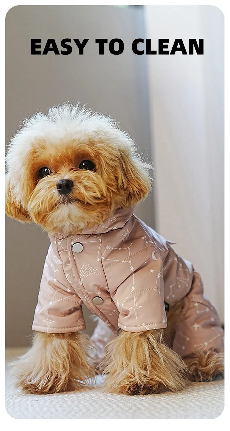 Four-Legged Winter Dog Jumpsuit