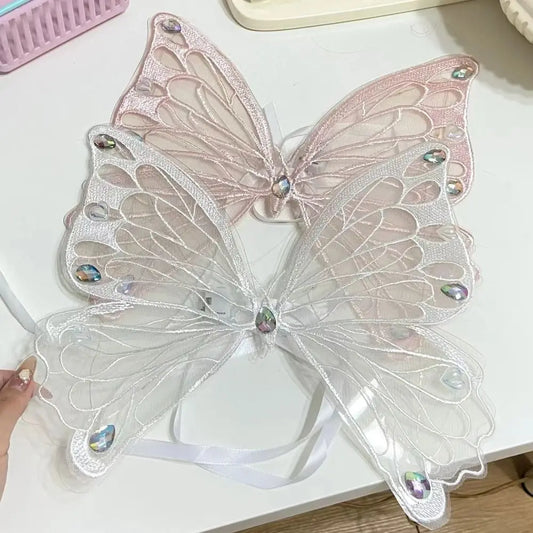 Glowing Butterfly Wings Pet Accessory
