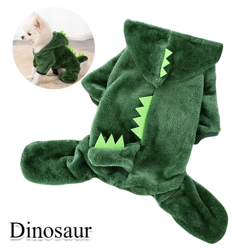 Coral Fleece Dog Costume
