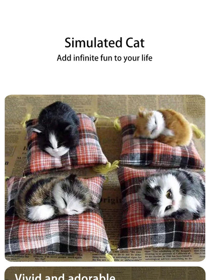 Plush Simulation Cat Cushion