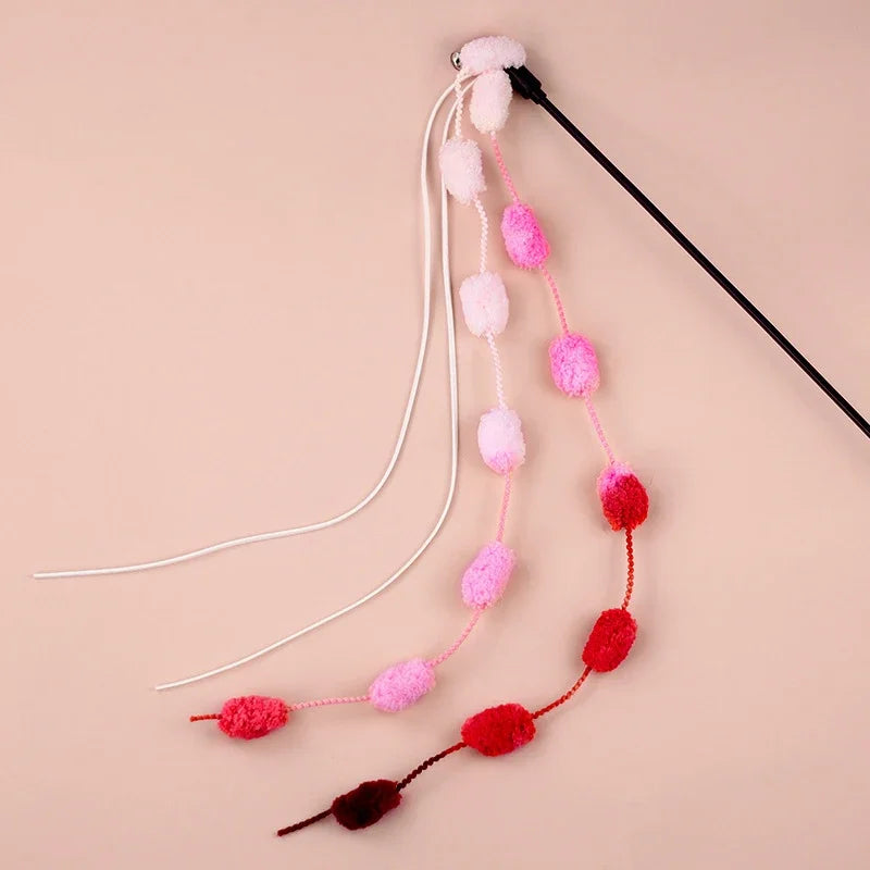Tassel & Bell Cat Teaser Wand