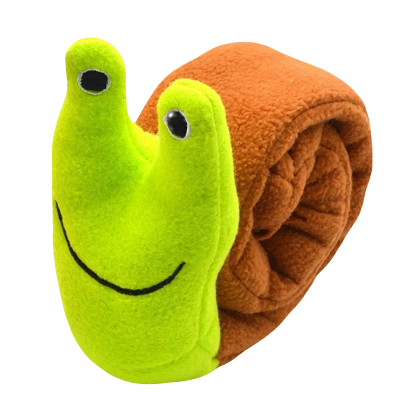 Snail Puzzle Squeaky Dog Toy