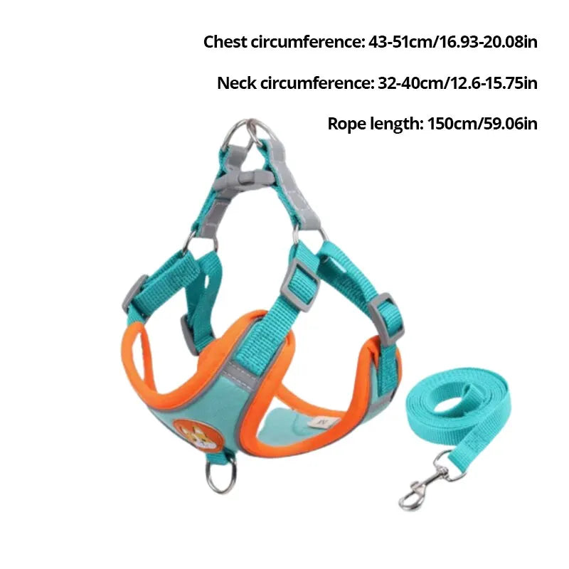 No-Pull Reflective Dog Harness