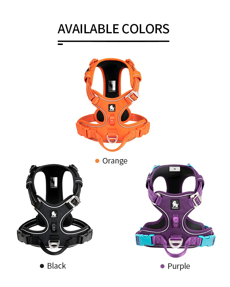 TRUE LOVE No-Pull Reflective Dog Harness