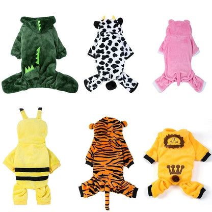 Coral Fleece Dog Costume