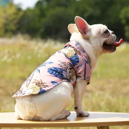 Hawaiian Dog Beach Shirt