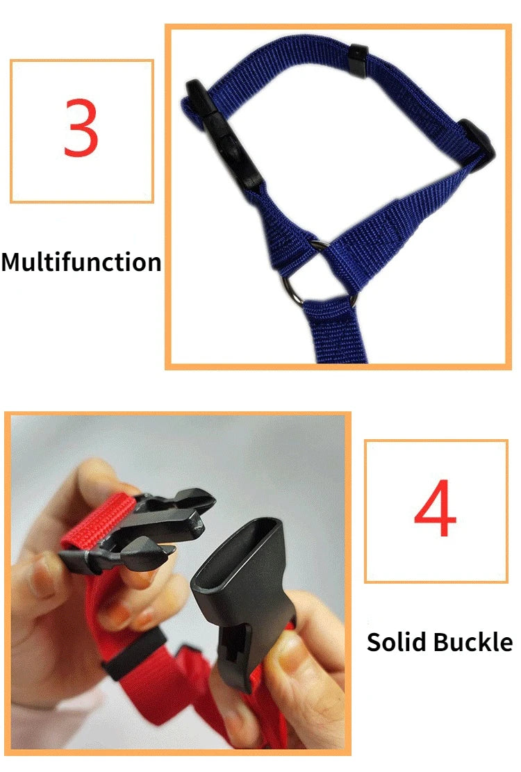 2-in-1 Dog Car Seat Belt & Leash